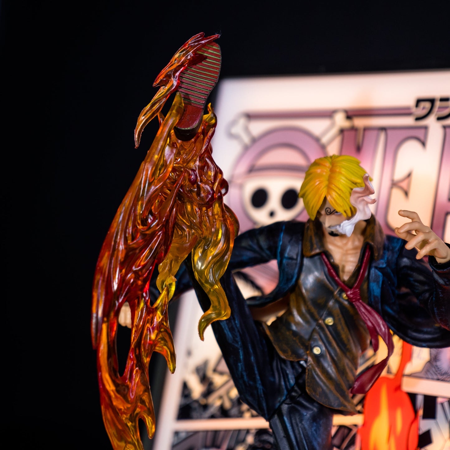 Sanji 3D Anime Light Art Sculpture