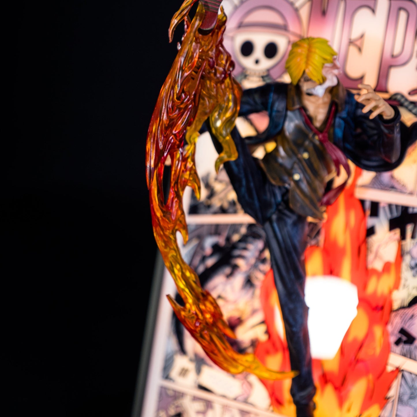 Sanji 3D Anime Light Art Sculpture