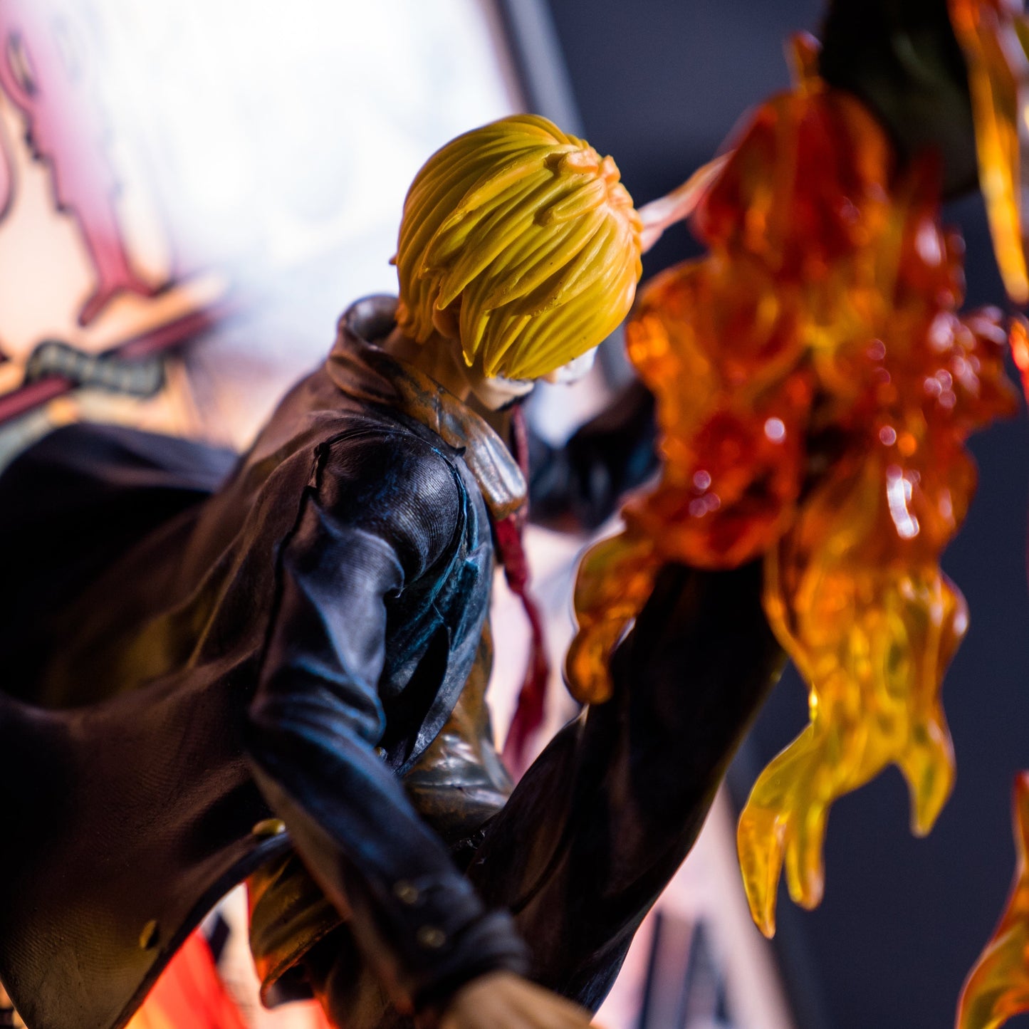 Sanji 3D Anime Light Art Sculpture