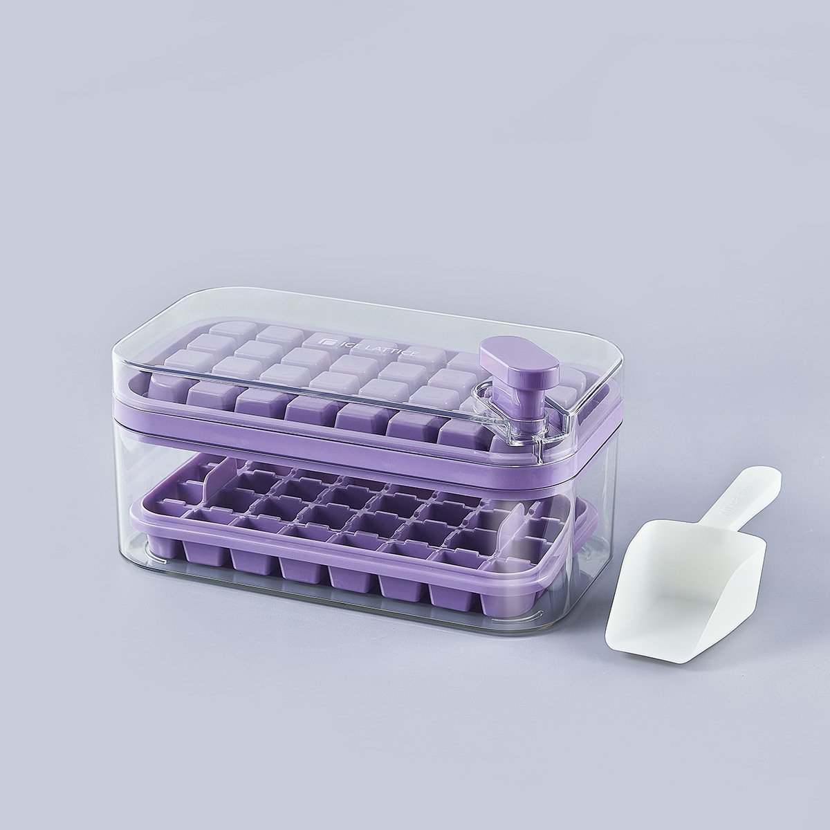 2023 New🎉 Ice Cube Tray(ice shovel for free today!!)