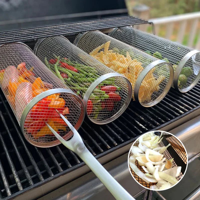 Cylindrical Grill Basket🔥(Buy two get one free)🔥