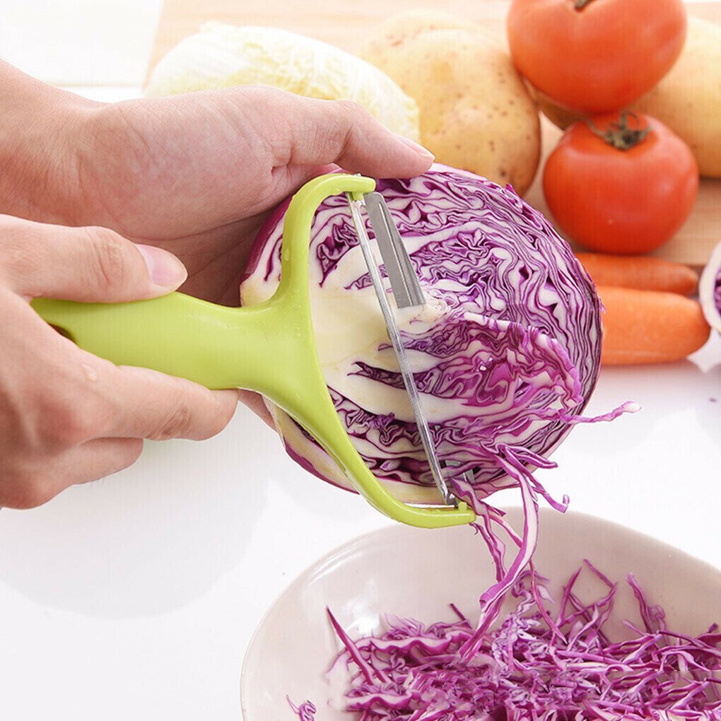 Cooking Tools Wide Mouth Peeler Vegetables Fruit Stainless Steel Knife Cabbage Graters Salad Potato Slicer Kitchen Accessories