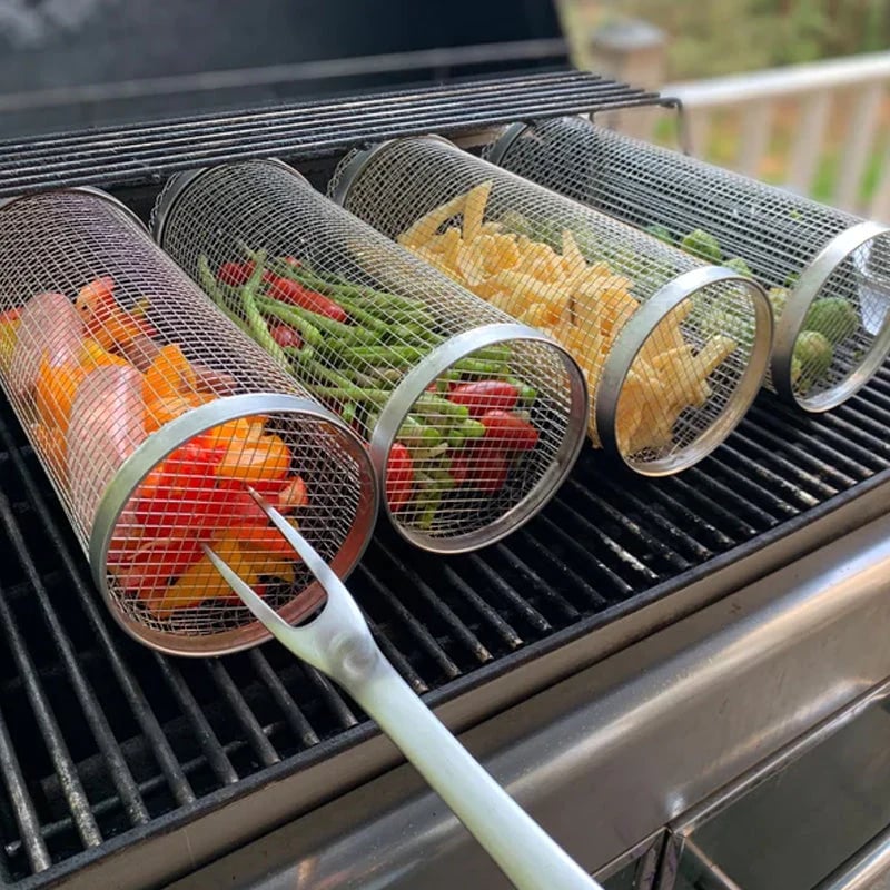 Cylindrical Grill Basket🔥(Buy two get one free)🔥