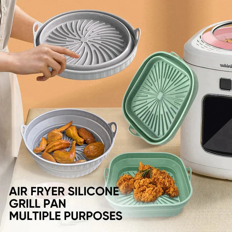 💥Air Fryer Silicone Grill Pan🔥(buy more save more😍)