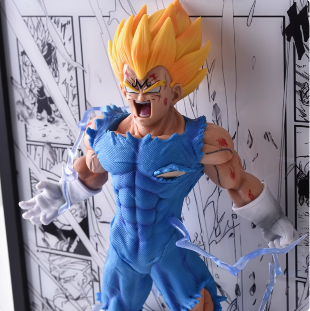 Vegeta 3D Anime Light Art Sculpture